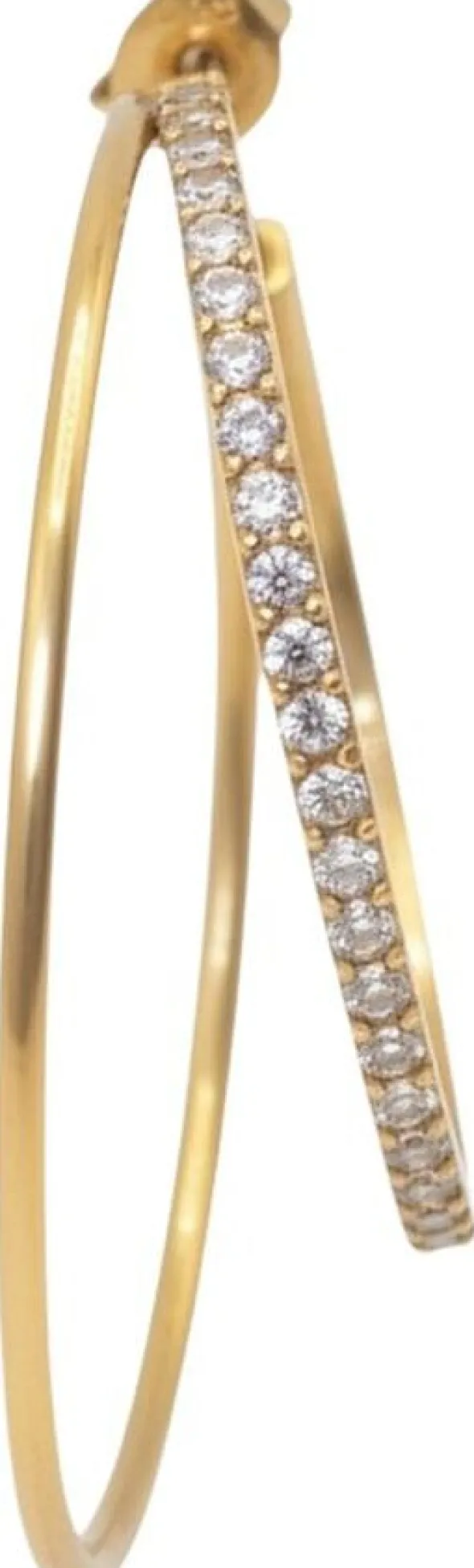 Double Olympia Hoop with Stones