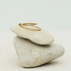 Double Olympia Hoop with Stones