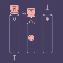 Dyson Chitosan Multi-use styling spray refill Steel Violet a