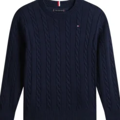 Essential Cable Knit Crew Neck Jumper