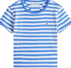Essential Ruffle Extra Slim Ribbed Top