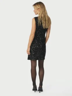 Fanya Velvet Sequins Dress