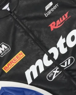 Faux Leather Moto Jacket