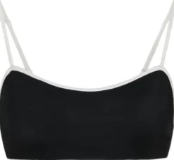 Fia Solid Contrast Bikini Top