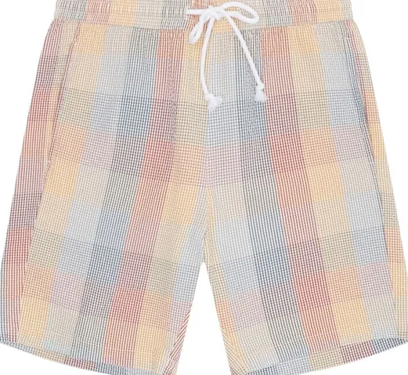 Fig loose seersucker shorts