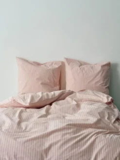 Fineline Duvet Cover-140 x 200-Soft pink