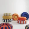 FLOAT, SMALL, DARK BLUE/OCHRE