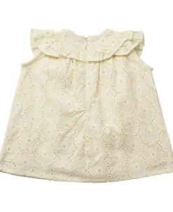 Floral broderie baby dress GOTS