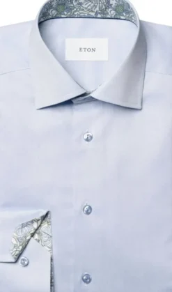 Floral Effect Signature Twill Shirt
