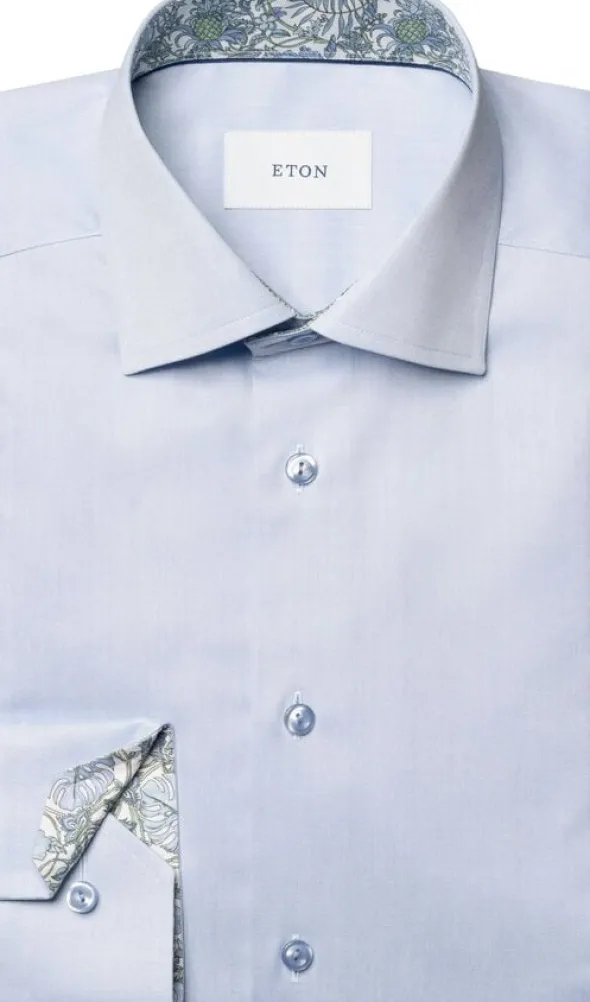 Floral Effect Signature Twill Shirt