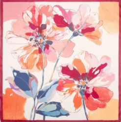 Floral print scarf
