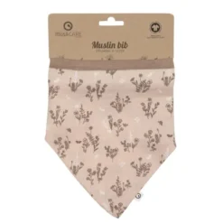 Flora muslin bib