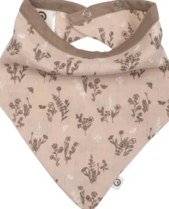 Flora muslin bib