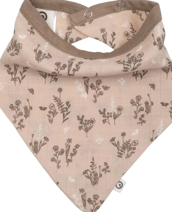 Flora muslin bib