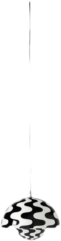 Flowerpot Pendant VP1, Black/White