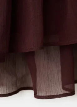 Fluid ruffled blouse