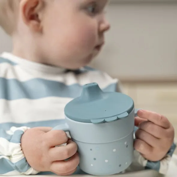 Foodie tudkop Happy dots Blå