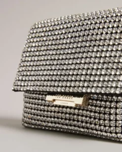 GLITERS Crystal Mini Cross Body Bag