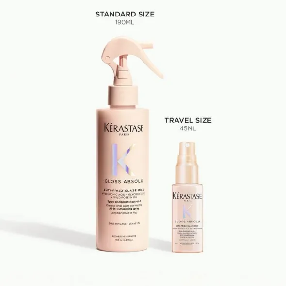 Gloss Absolu Anti-Frizz Glaze Milk Heat Protection Travel Size