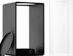 Glow Lanterne 18 cm Black