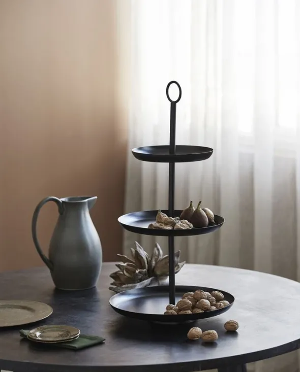 GRAWA saucer/cake plate, dark green