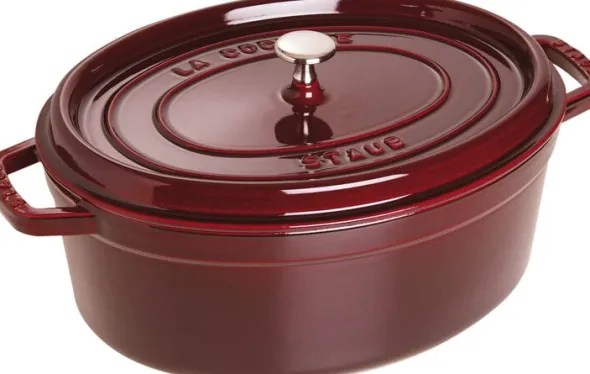Gryta 31 GrenRö oval Gjutjärn