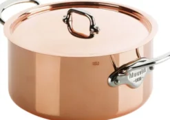 Gryta med lock M'150S 3,2 liter Koppar/Stål