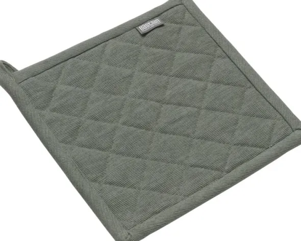 Grytlapp Bastian 22,5 x 22,5 cm Olivgrön