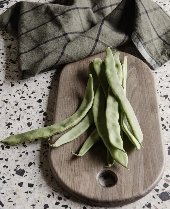 Hale Tea Towel - Green/Black