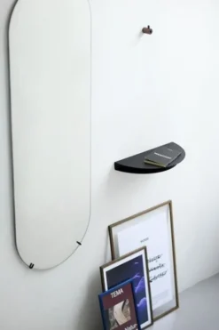 Half Moon Shelf: Warm Grey: Small