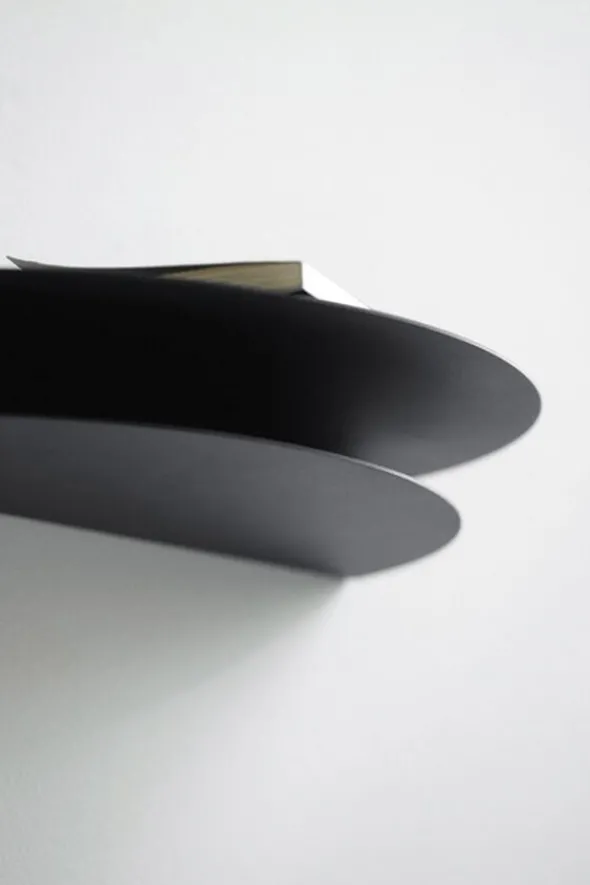 Half Moon Shelf: Warm Grey: Small