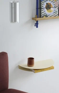 Half Moon Shelf: Warm Grey: Small
