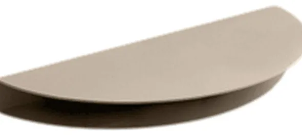 Half Moon Shelf: Warm Grey: Small
