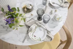 Hammershøi Easter Bonbonniere Ø12 cm hvid med dekoration