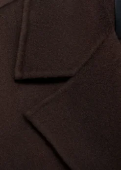 Handmade oversized wool coat