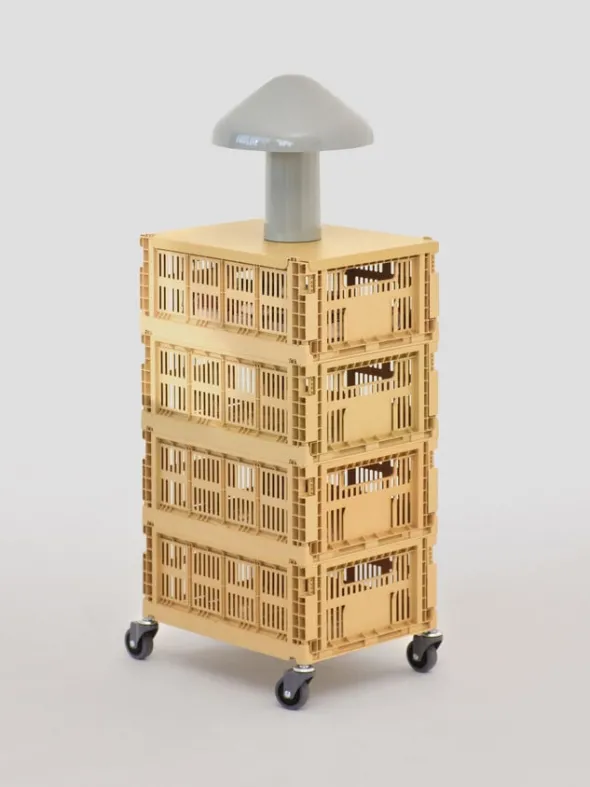 HAY Colour Crate Lid Metal-Medium-G
