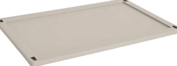 HAY Colour Crate Lid Plastic-Large-Warm grey