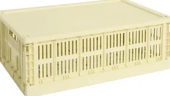 HAY Colour Crate Lid Plastic-Large-Light yellow