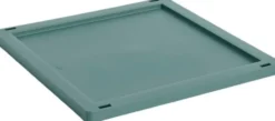 HAY Colour Crate Lid Plastic-Medium Square / Cube-Dark green
