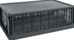 HAY Colour Crate Lid Plastic-X-Large-Charcoal