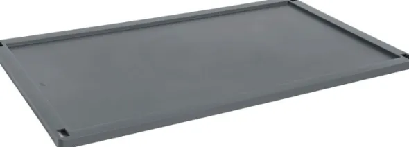 HAY Colour Crate Lid Plastic-X-Large-Charcoal
