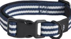 HAY Dogs Collar Flat-S/M-Blue and w