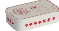 HAY Dogs Treat Tin-Small-Red and wh