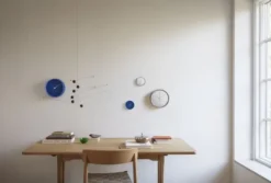 HENNING KOPPEL WALL CLOCK 10CM ICONIC BLUE