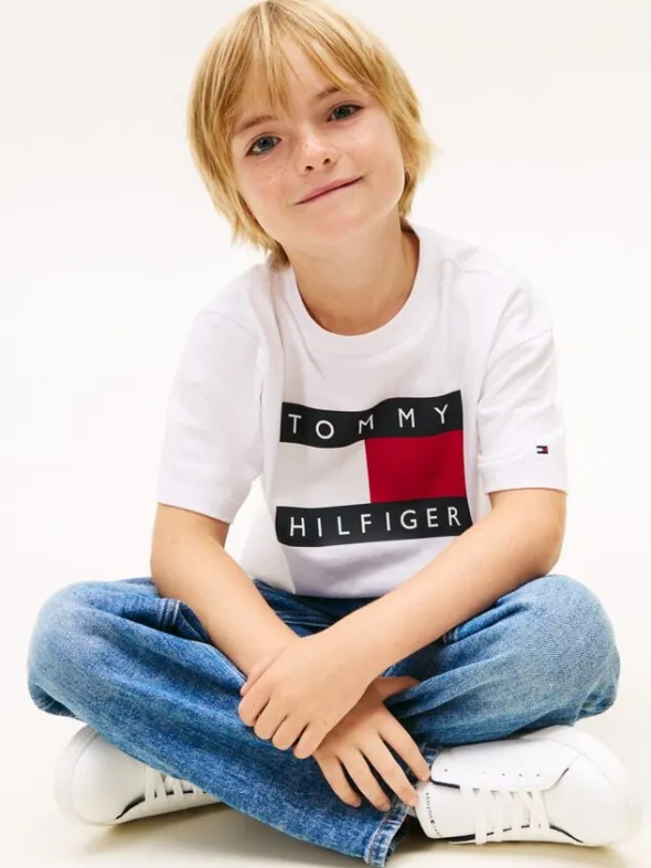 Heritage Flag Print Jersey T-Shirt