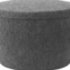 Hide Storage Pouf Small
