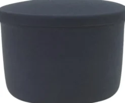 Hide Storage Pouf Small