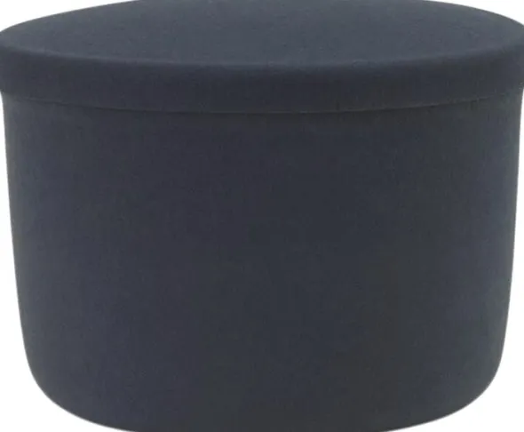 Hide Storage Pouf Small