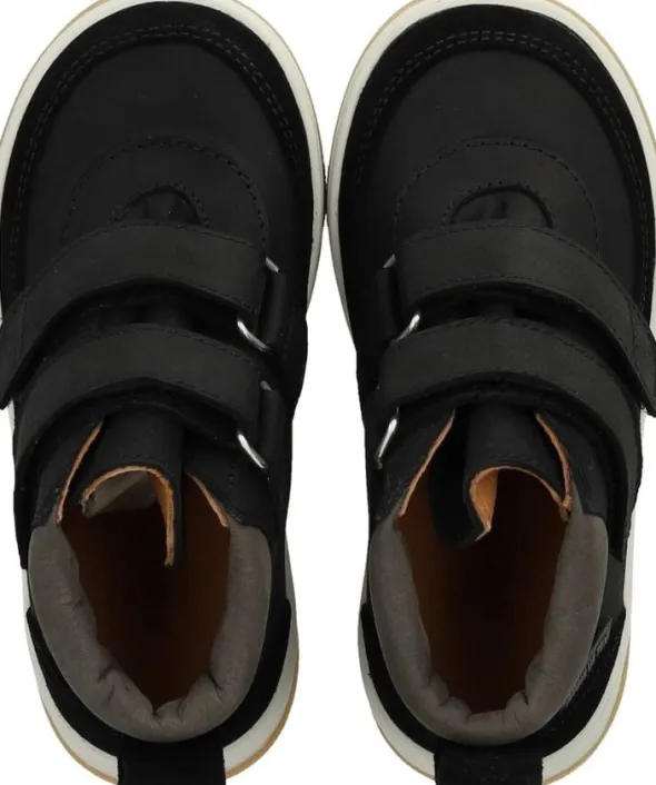 High-top TEX-sneaker i læder