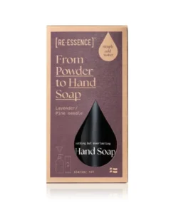 Håndsæbe - Glasdispenser + 2 Refills (Lavendel/Fyrrenål)